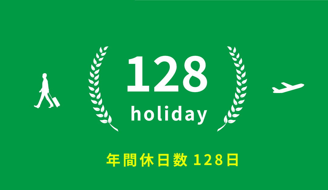 年間休日数124日